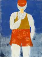 Creamsicle | 30" x 22" x 1 1/2" Oil on paper on board