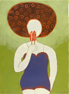Beach Treat | 30" x 22" x 1 1/2" Oil on paper on board