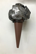 Ice Cream Cone 1 | 15" x 15" x 7" Forged and fabricated steel