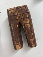 Trousers #8 | 8" x 5" x 2 1/2" Wood